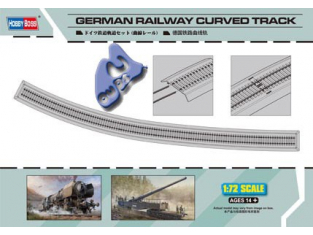 HOBBY BOSS maquette militaire 82910 RAILWAYS CURVED TRACK 1/72