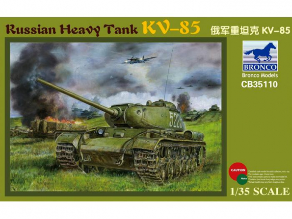 Bronco maquette militaire CB 35110 Russian Heavy Tank KV-85 1/35