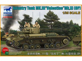 Bronco maquette militaire CB 35146 Infantry Tank Mk.III “Valentine” Mk.XI 1/35