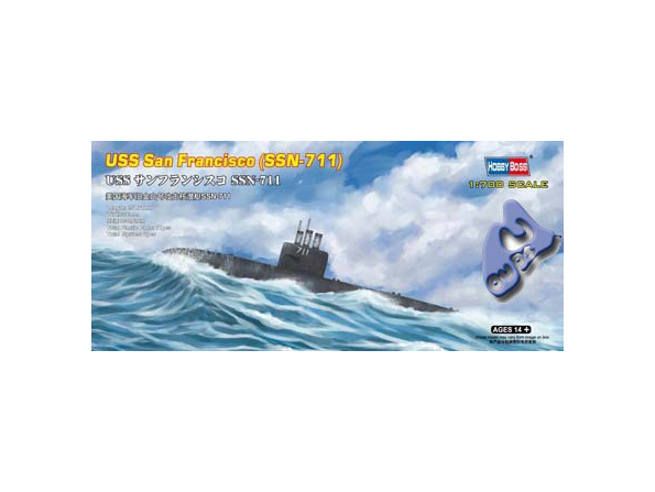 HOBBY BOSS maquette sous marin 87015 USS SSN-711 San Francisco 1