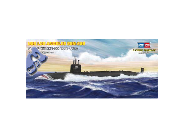 HOBBY BOSS maquette sous marin 87014 USS SSN-668 Los Angeles 1/7