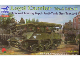 Bronco maquette militaire CB 35188 Loyd Carrier Mk.I/II (Tracked. Towing 6-pdr Anti-Tank Gun Tractor) 1/35