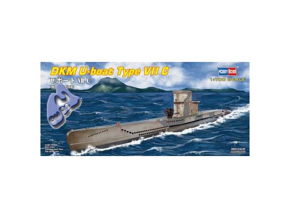 HOBBY BOSS maquette sous marin 87009 U-Boat type VIIC 1/700