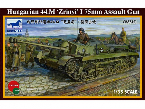 Bronco maquette militaire CB 35121 Hungarian 75mm Assault Gun 44.M ‘Zrinyi’I 1/35
