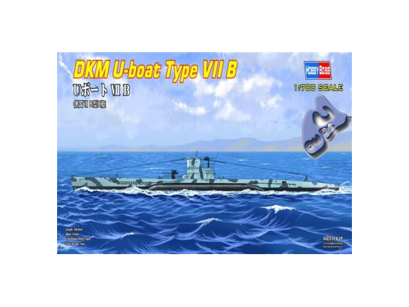 HOBBY BOSS maquette sous marin 87008 U-Boat type VIIB 1/700