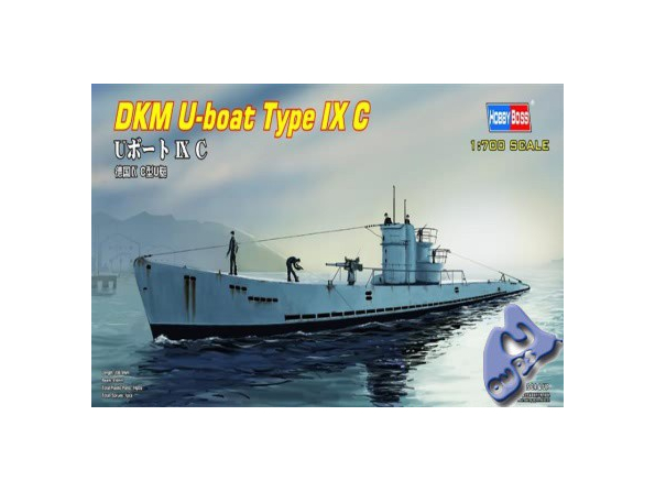 HOBBY BOSS maquette sous marin 87007 U-Boat type IXC 1/700