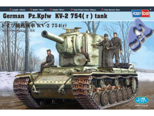 Hobby Boss maquette militaire 84819 Pz.Kpfw KV-1 754r 1/48