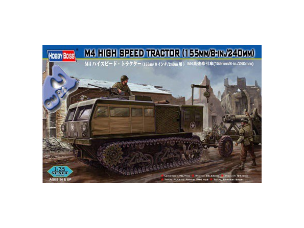 Hobby Boss maquette militaire 82408 M4 High Speed Tractors 1/35