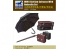 Bronco maquette militaire AB 3521 sacoche valises et parapluies civil WWII 1/35