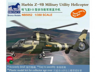 Bronco maquette Helicoptére NB 5052 Harbin Z-9B chinois 1/350