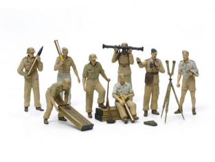 Tamiya maquette militaire 35343 Artilleurs Luftwaffe Afrika Korps 1/35