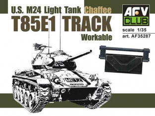 Afv Club af35287 SET de CHENILLES MAILLON par MAILLON Type T85E1 pour chars légers US M24 1/35