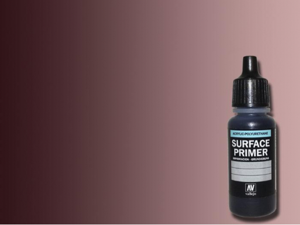 Vallejo Surface Primer 70605 Appret acrylique Polyuréthane Rotbraun RAL8012 17ml