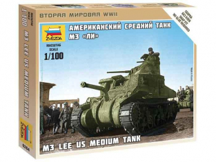 Zvezda maquettes militaire 6264 M3 Lee 1/100