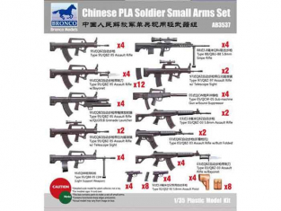Bronco maquette militaire AB 3537 Armes légeres armée chinoise 1/35