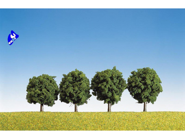 Faller 181412 4 arbres à feuilles