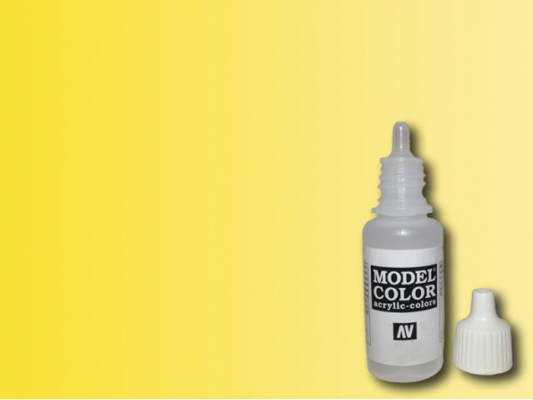 Vallejo Peinture Acrylique Model Color 70937 Jaune transparent 17ml