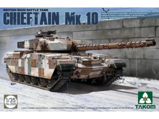 Takom maquette militaire 2028 CHAR DE BATAILLE BRITANNIQUE CHIEFTAIN Mk.10 1/35