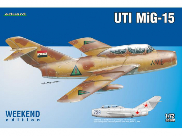 EDUARD maquette avion 7433 UTI Mig-15 Weekend 1/72