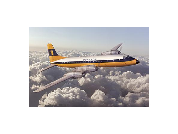 Roden maquette avion 323 BRISTOL 175 BRITANIA MONARCH AIRLINES 1/144