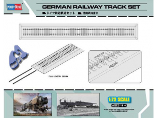 HOBBY BOSS maquette militaire 82902 GERMAN RAILWAYS TRACK SET 1/