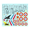 Decalques Berna decals BD32-37 Mirage III French 1/32