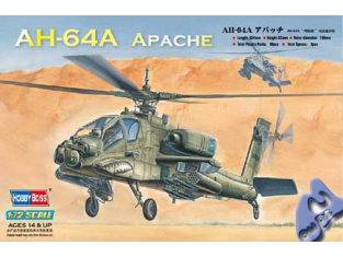 Hobby Boss maquette Helico 87218 AH-64A Apache 1/72