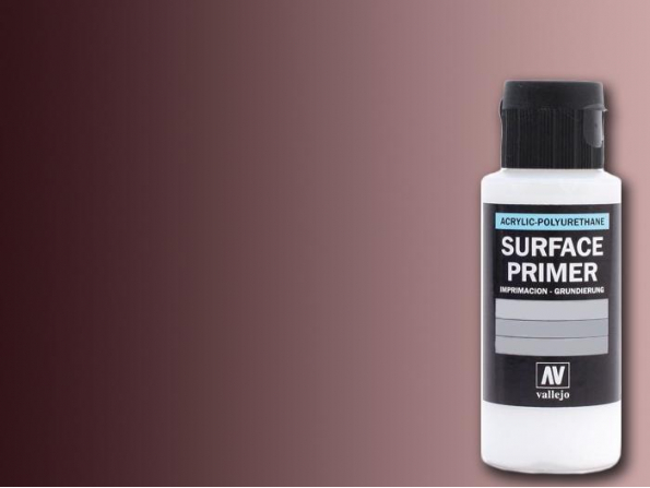 Vallejo Surface Primer 73605 Appret acrylique Polyuréthane Rouge brun Allemand RAL8012 60ml