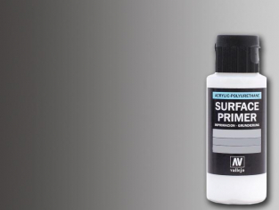 Vallejo Surface Primer 73601 Appret acrylique Polyuréthane Gris 60ml