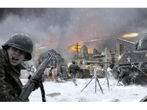 ITALERI maquette militaire 6113 Bataille de Bastogne Decembre 1944 1/72