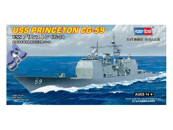 HOBBY BOSS maquette bateau 82503 USS PRINCETON CG-59 1/700