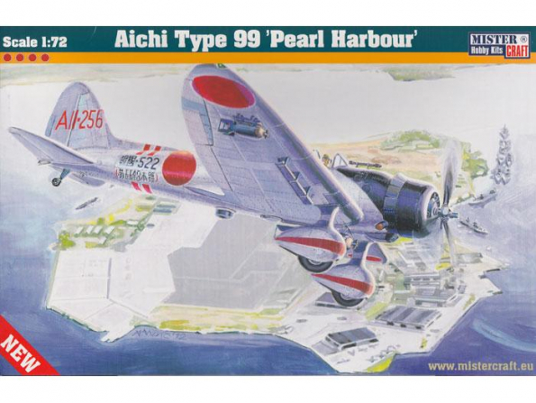 MASTER CRAFT maquette avion 040055 AICHI TYPE 99 "VAL" PEARL HARBOUR 1/72 