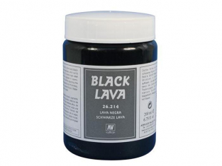 Vallejo 26214 Texture Asphalte lave noire 200ml