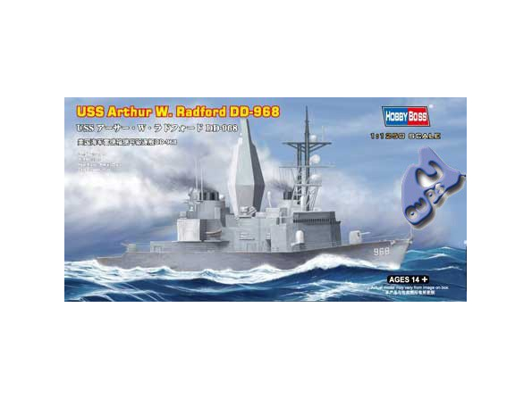 HOBBY BOSS maquette bateau 82505 USS ARTHUR W. RADFORD 1/1250