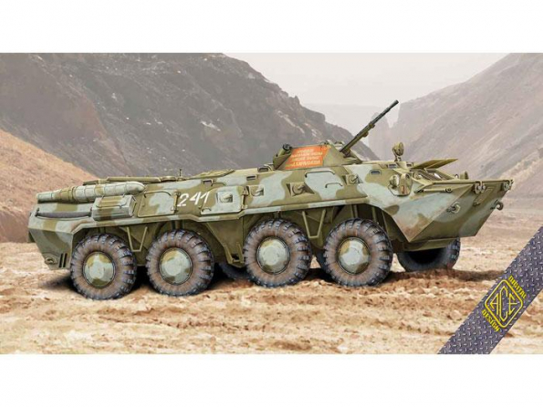 Ace maquettes militaire 72171 BTR-80 VEHICULE DE TRANSPORT DE TROUPES BLINDE SOVIETIQUE 1/72