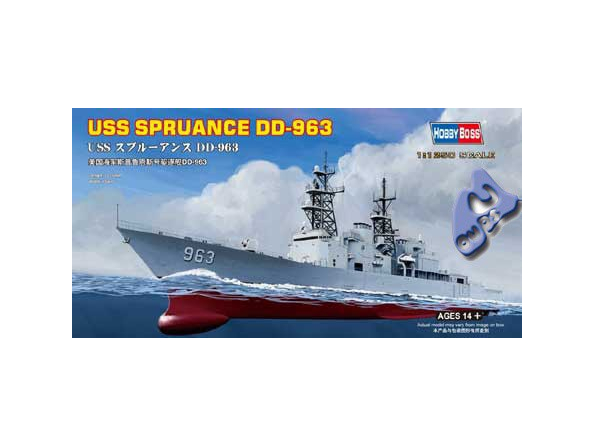 HOBBY BOSS maquette bateau 82504 USS SPRUANCE DD-963 1/1250