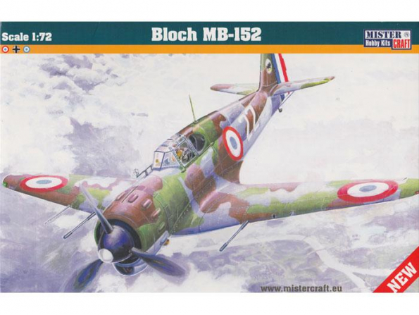 Master CRAFT maquette avion 042196 BLOCH MB-152 BATAILLE DE FRANCE 1940 1/72