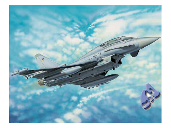 TRUMPETER maquette avion 02279 EUROFIGHTER EF-2000B TYPHOON 1/32