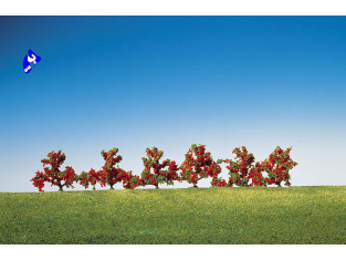 Faller 181476 6 buissons à fleurs rouges