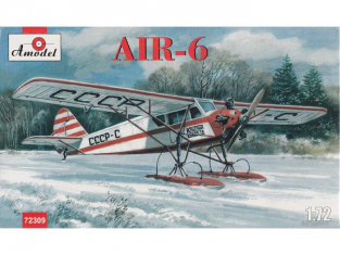 Amodel maquette avion 72309 AIR-6 Monoplan Soviétique Sur Skis 1/72