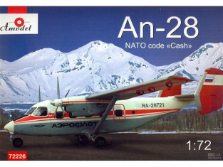 Amodel maquette avion 72226 ANTONOV AN-28 POLAR 1/72