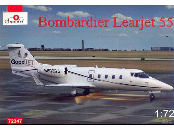 Amodel maquette avion 72347 BOMBARDIER LEARJET 55 1/72