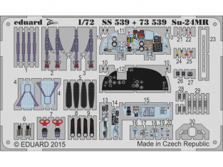 Eduard photodecoupe avion 73539 Sukhoi Su-24MR Trumpeter 1/72