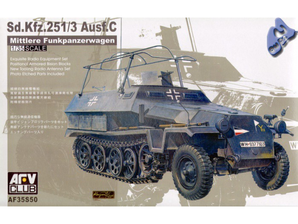 AFV maquette militaire 35s50 Sd.Kfz 251/3 Ausf.C 1/35