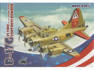 Meng maquette avion MP001 B-17G FLYING FORTRESS KITS FOR KIDS SERIE
