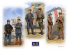 Master Box personnages 35134 SET TANKISTES WWI FRANCE/ALLEMAGNE/GRANDE BRETAGNE 1/35