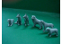 Riich Models maquette militaire RV35021 SET ANIMAUX VOL.3 - 6 CHIENS 1/35
