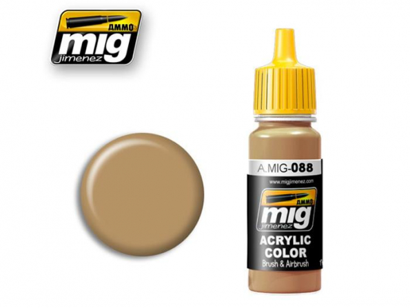 MIG peinture authentique 088 Marron Khaki - Khaki Brown 17ml