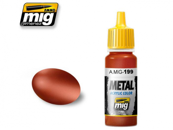 MIG peinture metal 199 Cuivre 17ml