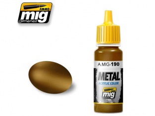 MIG peinture metal 190 Laiton vieilli 17ml